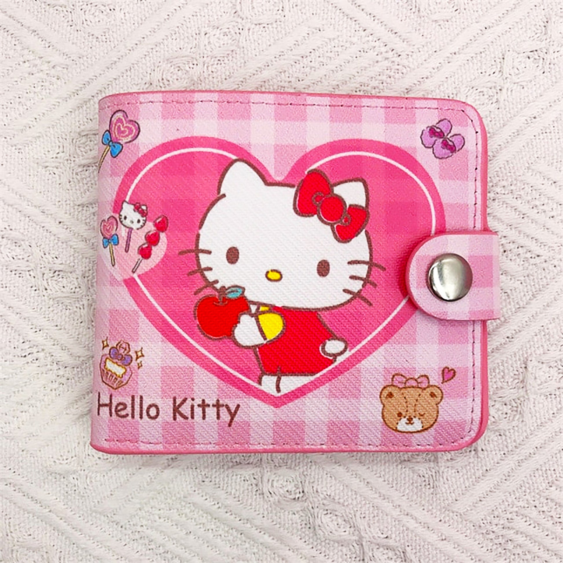 Hello Kitty Purse Sanrio Pocketbook My Melody PU Leather Wallet C96e - Lusy Store