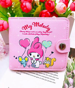Hello Kitty Purse Sanrio Pocketbook My Melody PU Leather Wallet C96e - Lusy Store