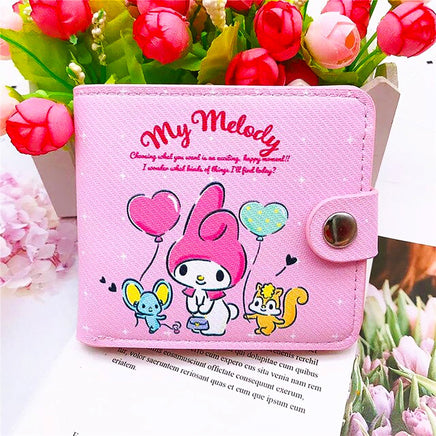 Hello Kitty Purse Sanrio Pocketbook My Melody PU Leather Wallet C96e - Lusy Store