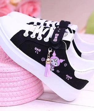Hello Kitty Shoes Canvas Shoes Kawaii Low Top Girls Sneakers S84 - Lusy Store