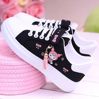 Hello Kitty Shoes Canvas Shoes Kawaii Low Top Girls Sneakers S84 - Lusy Store