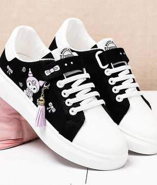 Hello Kitty Shoes Canvas Shoes Kawaii Low Top Girls Sneakers S84 - Lusy Store