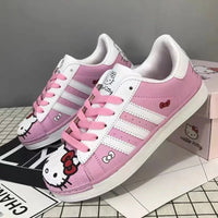 Hello Kitty Shoes Kawaii Cinnamoroll Girl Casual Sneakers Anime Comfortable Running Sport Shoes - Lusy Store LLC