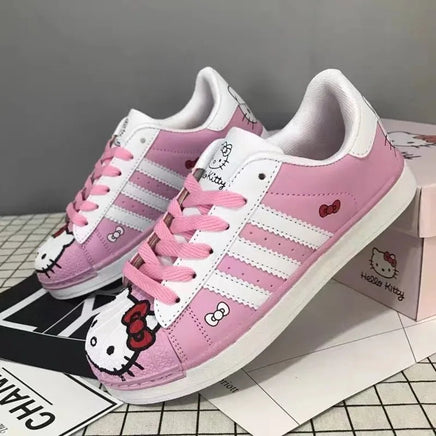 Hello Kitty Shoes Kawaii Cinnamoroll Girl Casual Sneakers Anime Comfortable Running Sport Shoes - Lusy Store LLC