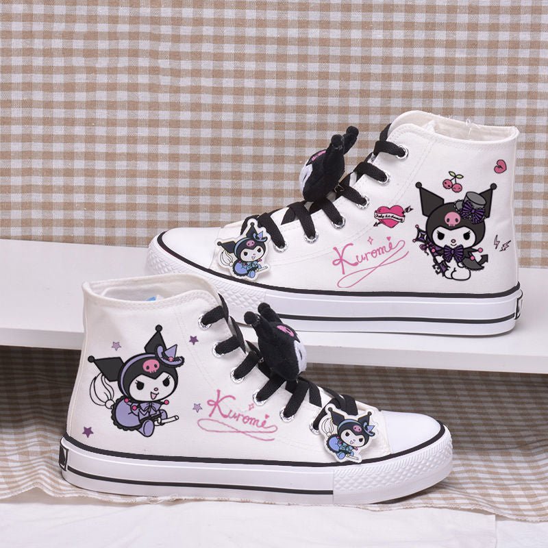 Hello Kitty Sneaker Girl Casual Trendy Shoes Women Kawaii Canvas Flat