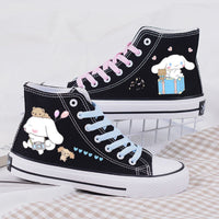 Hello Kitty Shoes Kuromi Canvas Sanrio My Melody Cinnamoroll Sports Girls Shoes S73 - Lusy Store