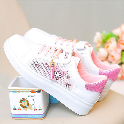 Hello Kitty Shoes Kuromi Cinnamoroll Childrens Breathable Lightweight Cute Sneakers Gift S77 - Lusy Store