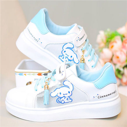 Hello Kitty Shoes Kuromi Cinnamoroll Childrens Breathable Lightweight Cute Sneakers Gift S77 - Lusy Store