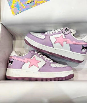 Hello Kitty Shoes Kuromi Fashion Sneaker Casual Boardshoes Harajuku S86 - Lusy Store