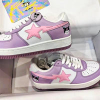 Hello Kitty Shoes Kuromi Fashion Sneaker Casual Boardshoes Harajuku S86 - Lusy Store
