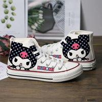 Hello Kitty Shoes Kuromi Mymelody Canvas Shoe Kawaii Versatile Board Shoes Gift For Girls - Lusy Store LLC