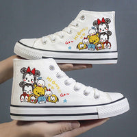 Hello Kitty Shoes Sanrios Kawaii Cinnamoroll High Top Breathable Sneakers Gift S74B Hi Guys