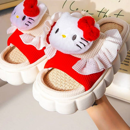 Hello Kitty Shoes Slippers For Women Kawaii Fashion Sandals Comfortable Breathable Shoes S80 - Lusy Store