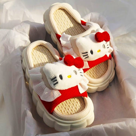 Hello Kitty Shoes Slippers For Women Kawaii Fashion Sandals Comfortable Breathable Shoes S80 - Lusy Store