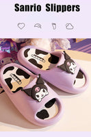 Hello Kitty Slippers Kuromi Flip Flops Home Outdoor Anti-sli Shoes Soft S78 - Lusy Store