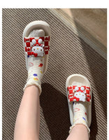 Hello Kitty Slippers Sanrios Kawaii Sandals Non Slip S69 - Lusy Store