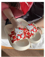 Hello Kitty Slippers Sanrios Kawaii Sandals Non Slip S69 - Lusy Store