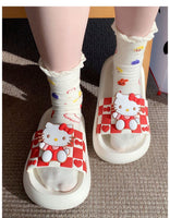 Hello Kitty Slippers Sanrios Kawaii Sandals Non Slip S69 - Lusy Store