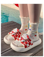 Hello Kitty Slippers Sanrios Kawaii Sandals Non Slip S69 - Lusy Store