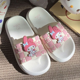 Hello Kitty Slippers Sanrios Kawaii Sandals Non Slip S69 - Lusy Store