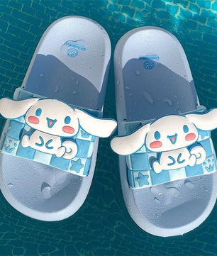 Hello Kitty Slippers Sanrios Kawaii Sandals Non Slip S69 - Lusy Store