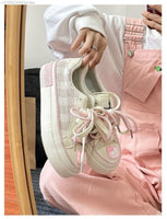 Hello Kitty Sneaker Girl Casual Trendy Shoes Women Kawaii Canvas Flat Shoes S72 - Lusy Store