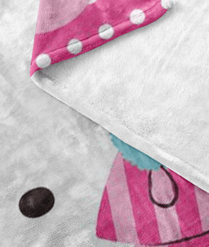 Hello Kitty Valentine Fleece Blanket Lightweight Supremely Soft - Lusy Store