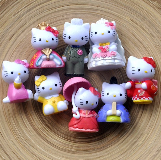 Hello Kitty Wedding Decoration Action Figures Toys Kids Gifts Doll Wedding Gifts - Lusy Store