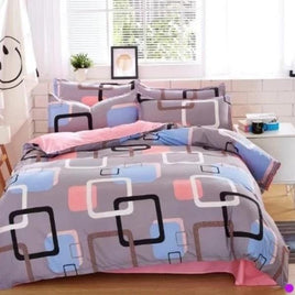 Home Textile Autumn Dark-color Flower Series Bedding Sets Duvet Cover Bed Sheet Kids Bedding Sets Twin/Full/Queen/King Size Dot Pink