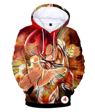 Hoodies Dragon Ball Z Pocket Hooded Sweatshirts Kid Goku 3D Hoodies Long Sleeve Outerwear - Lusy Store