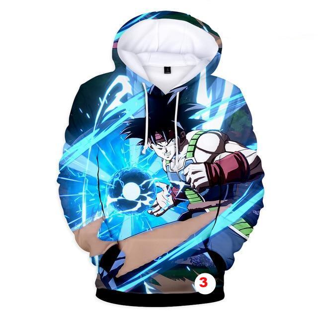 Hoodies Dragon Ball Z Pocket Hooded Sweatshirts Kid Goku 3D Hoodies Long Sleeve Outerwear - Lusy Store