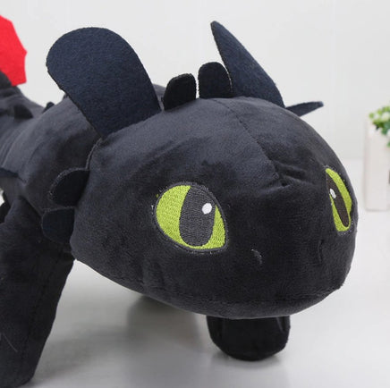 How to Train Your Dragon Plush Toothless Night Fury Black Dragon Stuffed - Lusy Store