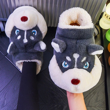 Husky sales dog slippers