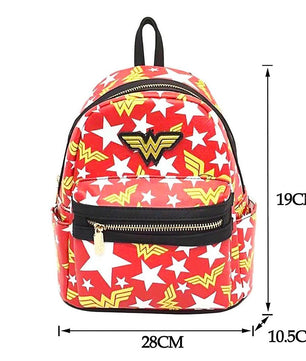 Infinity War Backpacks Marvel Avengers PU Leather Mini Backpacks for School B82 - Lusy Store