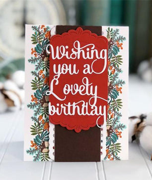 InLoveArts Birthday Letter Metal Cutting Dies for Scrapbooking DIY Album Card Making Decor Paper Craft - Lusy Store