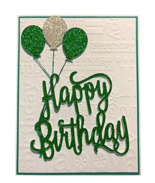 InLoveArts New Stamp Cutting Dies Happy Birthday DIY - Lusy Store