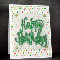 InLoveArts New Stamp Cutting Dies Happy Birthday DIY - Lusy Store