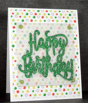 InLoveArts New Stamp Cutting Dies Happy Birthday DIY - Lusy Store