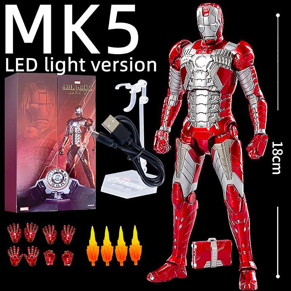 Iron Man Action ZD Original Tony Stark Model Action Figure T71 - Lusy Store