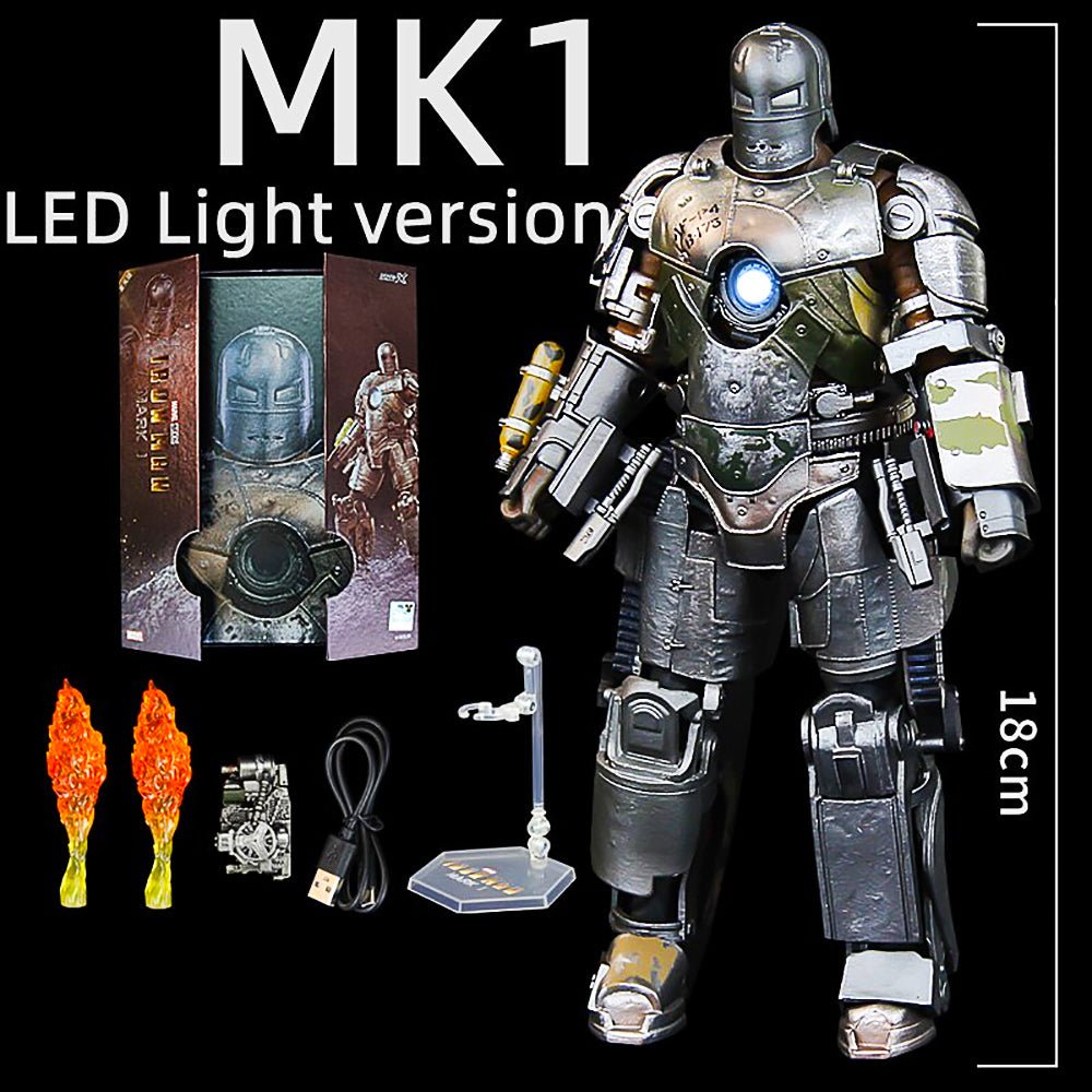 Iron Man Action ZD Original Tony Stark Model Action Figure T71 - Lusy Store