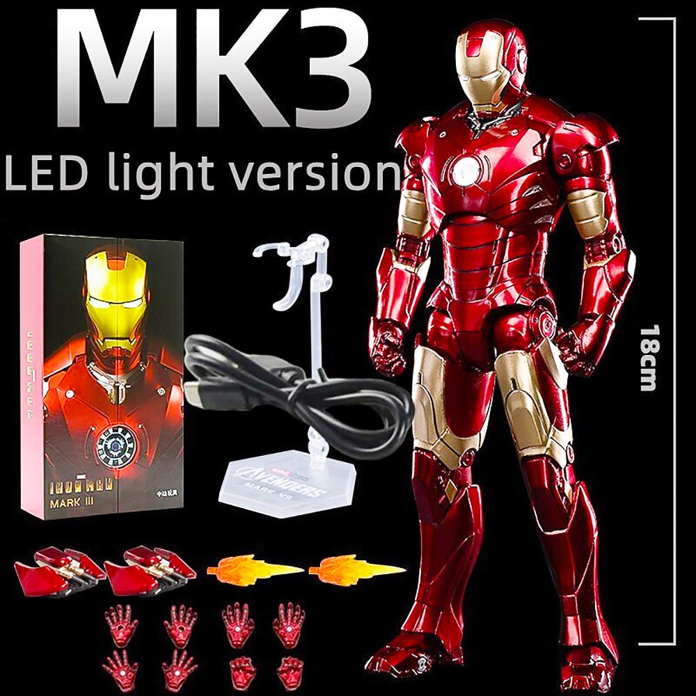Iron Man Action ZD Original Tony Stark Model Action Figure T71 - Lusy Store