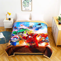 Iron Man Comforter Bedspreads Coverlet Cute Bedroom D611 - Lusy Store