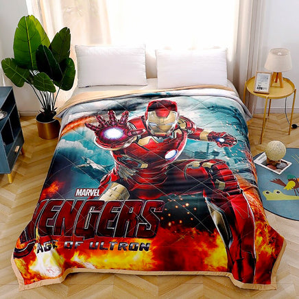 Iron Man Comforter Bedspreads Coverlet Cute Bedroom D611 - Lusy Store