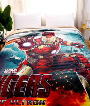 Iron Man Comforter Bedspreads Coverlet Cute Bedroom D611 - Lusy Store