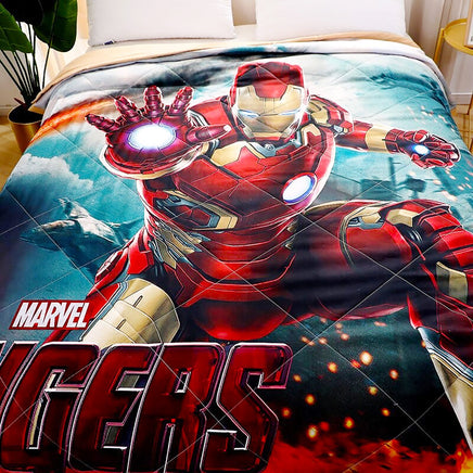 Iron Man Comforter Bedspreads Coverlet Cute Bedroom D611 - Lusy Store