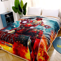 Iron Man Comforter Bedspreads Coverlet Cute Bedroom D611 - Lusy Store