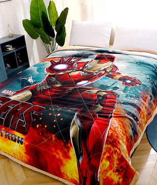 Iron Man Comforter Bedspreads Coverlet Cute Bedroom D611 - Lusy Store