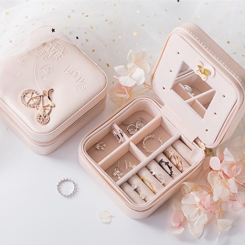 Jewelry Packaging Box Casket Box For Exquisite Makeup Case Cosmetics Beauty Organizer - Lusy Store