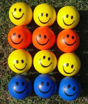 Joke Toys Decompression Fun Toys 1 PC Mini Neon Smile Face Relaxable Balls - Lusy Store