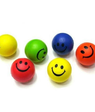 Joke Toys Decompression Fun Toys 1 PC Mini Neon Smile Face Relaxable Balls - Lusy Store
